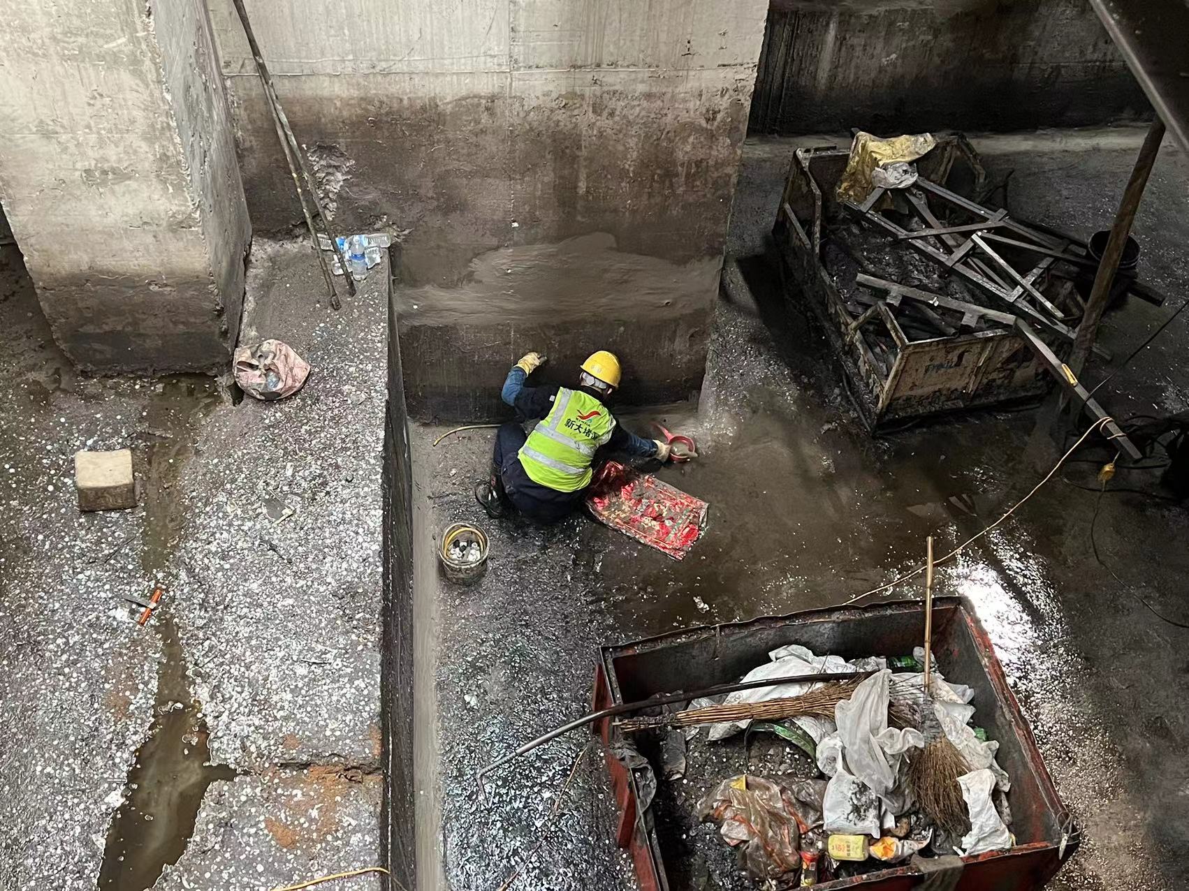 唐山路南区基坑渗漏水堵漏